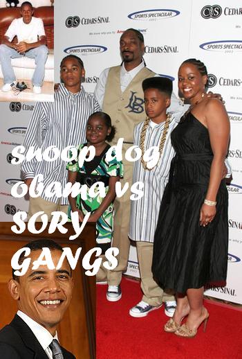 snoop Obama vs sory gangs
